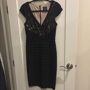 Elegant Black Lace Dress